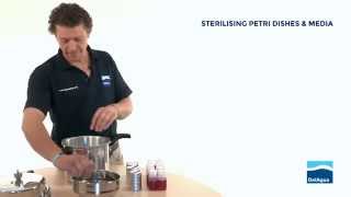 5 DelAgua Kit Training Video  Sterilising Petri Dishes amp Media [upl. by Adnalue]