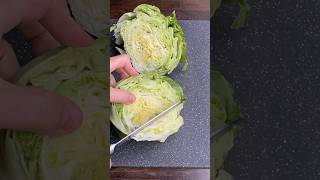 Iceberg Lettuce Vegetable Cutting Skills cuttinggarden cuttingfruit cuttingskills cuttingshow [upl. by Liddle]