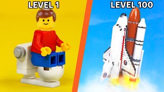 Level 1 to 100 Lego Builds ft TD Bricks [upl. by Nirret151]