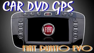 Autoradio Fiat punto Evo GPSCDDVDBLUETOOTHUSBSD CARDTV [upl. by Ennaoj]