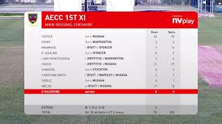 AECC 1st XI v Nantwich CC 1st XI [upl. by Oberon]