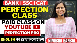 Perfection Class  11th Oct 2023  ENGLISH बनेगा आपका सबसे Scoring Subject  Nimisha Bansal sbi [upl. by Eahs]