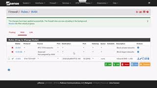 pfSense 24 Part7 Firewall Inbound Rules2 [upl. by Ninon]