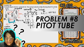 Fluid Flow Measurement  Problem 8 Pitot Tube  PAANO [upl. by Nehtanhoj]