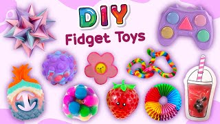 12 DIY EASY FIDGET IDEAS fidgettoys [upl. by Kleiman]