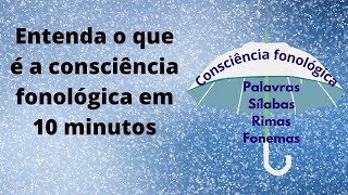 O que é a consciência fonológica [upl. by Esorbma]