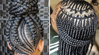 30 Best Cornrow Braids And Trendy Cornrow Hairstyles For Black Women [upl. by Beutner]