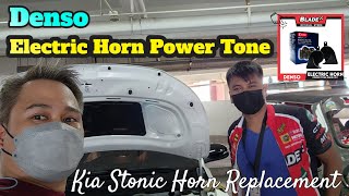 Denso Electric Horn Power Tone  Kia Stonic Horn Replacement [upl. by Inneg]