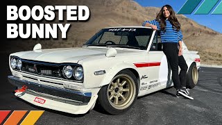 BOOSTED BUNNY TripleCarb Turbo Hakosuka 72 Nissan Skyline PeriodCorrect JDM Classic  EP29 [upl. by Leupold426]