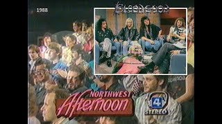 Bloodgood on Northwest Afternoon  KOMO TV 4  Seattle WA 1988 [upl. by Ciredor]