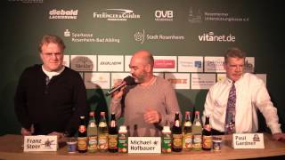 DEL2 Pressekonferenz 16102016  Starbulls Rosenheim  Löwen Frankfurt [upl. by Weingarten950]