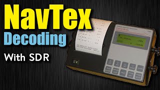 Decoding NavTex with Software Defined Radio  SDRuno RSPdx [upl. by Nerha328]