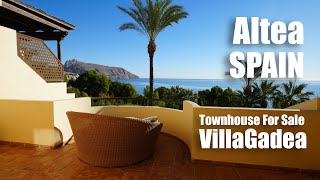 Townhouse for sale in Villa Gadea Altea Spain  Properties in Spain  Altea [upl. by Ardnod]