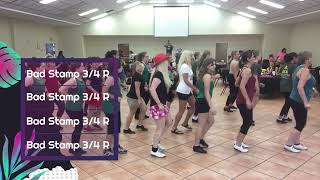 Flowers  Intermediate Level Clogging Workshop Routine [upl. by Ecirtahs811]