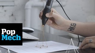 The 3Doodler Pen Might Be the Future of 3D Printing  PopMech [upl. by Adanama]