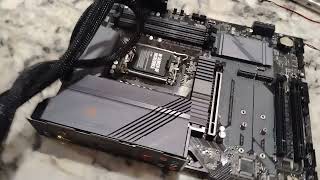 Updating Bios without a CPU for Gigabyte Gaming B660 X AX D4 motherboard ready for 13th gen 12th [upl. by Rodd]