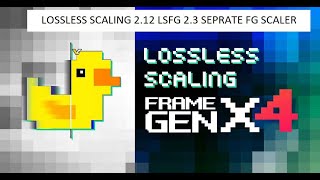 LOSSLESS SCALING 212 LSFG 23 FRAME GENERATION RESOLUTION SCALER [upl. by Hwu]