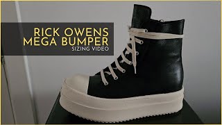 Rick Owens  Mega Bumper Sizing [upl. by Cassandre]