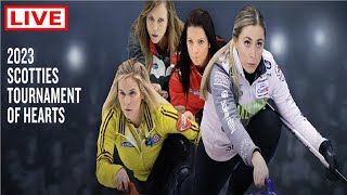 Curling Live  Scotties Tournament of Hearts 2023 Live Stream  Full Game [upl. by Nylzaj]