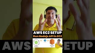 Create Nodejs API Project amp Deploy in AWS EC2 Instance  awsec2 nodejstutorial [upl. by Mulcahy]