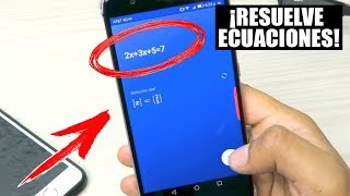 LA MEJOR CALCULADORA PARA ANDROID ¡RESUELVE ECUACIONES [upl. by Parker]