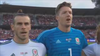 Denmark vs Wales National Anthem [upl. by Scheider]