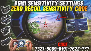 NEW UPDATE 34 🔥BEST SENSITIVITY CODECONTROL SETTINGS BGMIPUBG MOBILE  BGMI AFTER UPDATE 34 [upl. by Vern740]