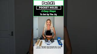 Set Up A Kreg Pocket Hole Jig 4 Simple Steps shortsfeed [upl. by Gabbi]