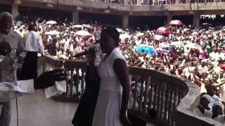 Tabernacle de Louange CapHaitian Haiti Pastor Ecclesias Worship leader sings [upl. by Engen]