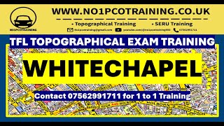 WHITECHAPEL PRINCELET ST CHAPMAN STTFL TOPOGRAPHICAL EXAM 2024 TRAINING LONDON [upl. by Cr684]