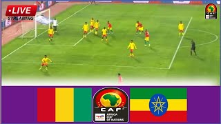 🔴Match en direct  Guinée vs Ethiopie  Éliminatoires complets de la Coupe dAfrique des Nations [upl. by Ylluz]