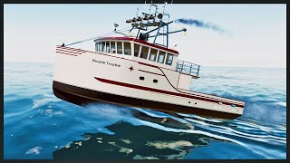 Dangerous Deep Sea Fishing On A Small Boat  New Amazing Boat  Fishing North Atlantic [upl. by Spada]