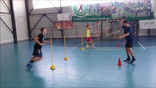 Handball pass and coordination [upl. by Solly]