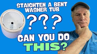 How to Correct WhirlpoolMade Washer Balance Problems Bent Basket Fix [upl. by Sillyrama112]