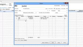 Rewizor GT  księgowanie faktury zakupu towarów [upl. by Ramuk]