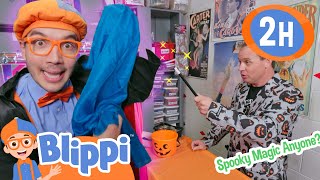 Blippi Has a Magical Halloween  More  Blippi and Meekah Best Friend Adventures  2 Hours of Blippi [upl. by Ennaesor]