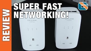 TPLink AV1200 Powerline Starter Kit Review TLPA8030P [upl. by Lil387]