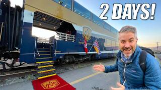 2 DAYS on Canada’s LUXURY TRAIN Rocky Mountaineer 🇨🇦 [upl. by Itsirk]