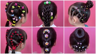 Simple amp Cute hairstyles for kids Cool Hairstyles Girls hairstyles for short and long hair [upl. by Meadows]