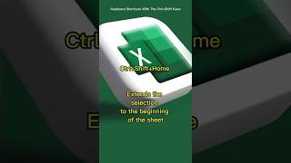 CtrlShift Combination in Excel excel virulshorts [upl. by Udall]