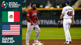 Mexico vs USA Game Highlights  2023 World Baseball Classic [upl. by Ehrsam]