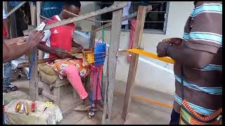 Kente Weaving in Ghana [upl. by Feldt]