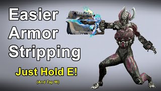 Auto Melee Made Shattering Impact Stripping Easier Warframe [upl. by Onileba]