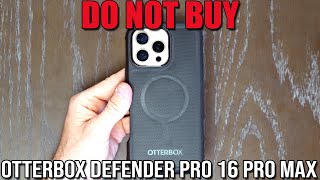 DO NOT BUY OtterBox Defender Pro iPhone 16 Pro Max [upl. by Marty711]