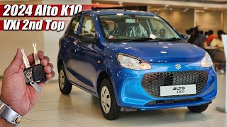 2024 Maruti Alto K10 VXi 2nd Top Model On Road Price List Mileage Specs [upl. by Rehpotsyrk32]