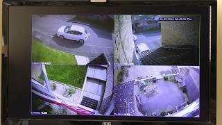 Maisi Sansco S4D4C1T CCTV How to set the motion detection and e mail alerts [upl. by Nylorahs]