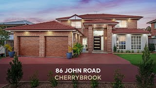 86 John Road Cherrybrook  ULTIMATE LUXURY amp SPACE  WALK TO METRO amp CTHS ZONING [upl. by Matheny]