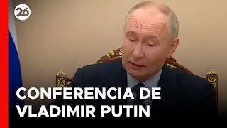 🚨 CONFERENCIA DE PRENSA DE PUTIN EN MEDIO DE TENSIONES CON UCRANIA [upl. by Penelopa]