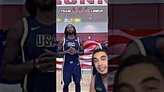 Los promedios de anotación del Team USA🇺🇸🔥 fiba teamusa baloncesto nba [upl. by Talley]