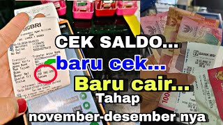 Pkh hari iniCek saldo hari ini PKHBPNT TAHAP Novemberdes cair tgl 3 Desember 2024 buktinya [upl. by Hnacogn]